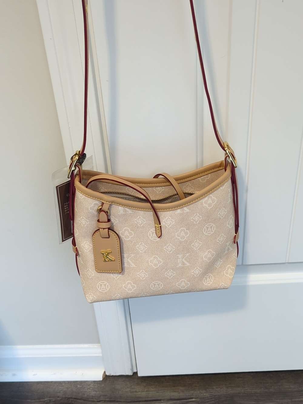 Eliegant Beige Crossbody Bag